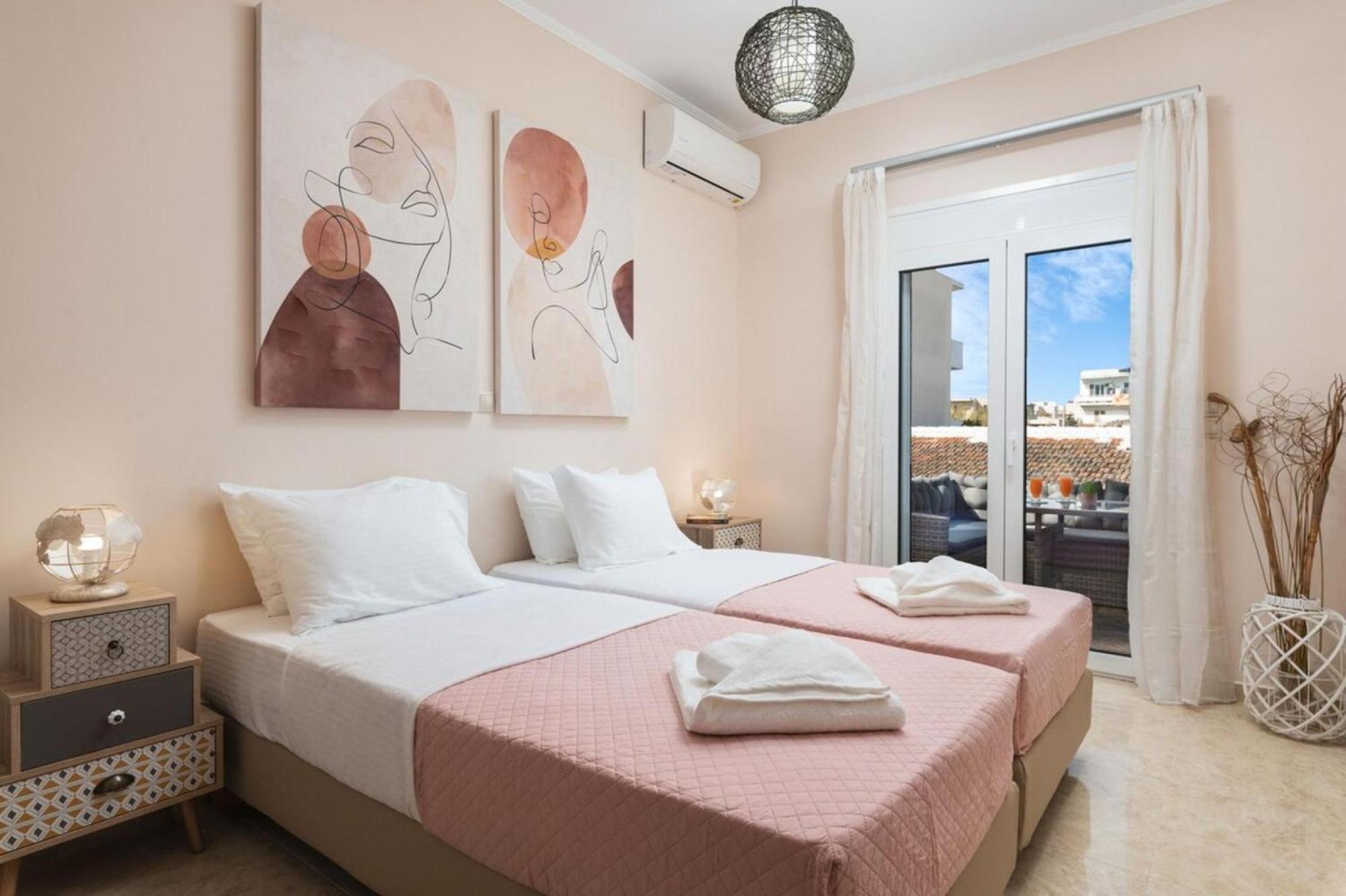Harmony Apartment In Chania Hriszí Aktí Haniá Kültér fotó